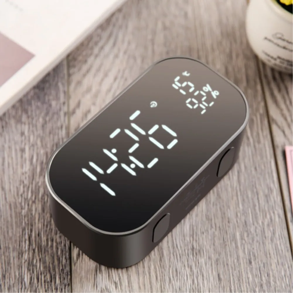 Exelvan портативный динамик с Bluetooth будильником Температурное время стерео звуковой