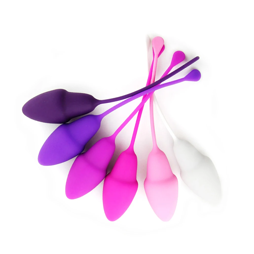 6pcs Kegel Exercise Weights Silicone Vaginal Tightening Balls For