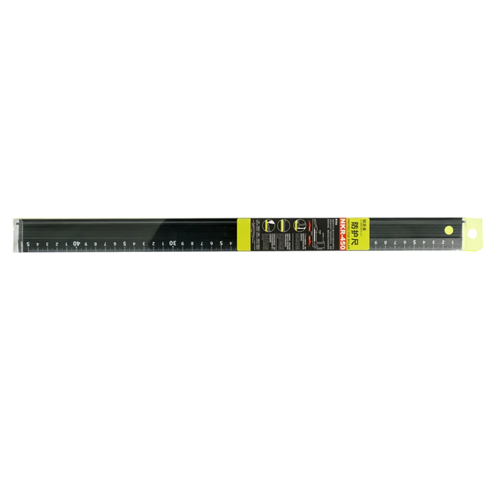 

Ruler Office Tool Art Straight Drawing Students Non Slip Measurement Scale Stationery Aluminum Alloy Cutting Ruler Advanced