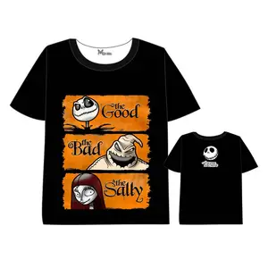 Anime The Nightmare Before Christmas T-shirt Men Women Short Sleeve Summer dress Jack Skellington t shirt Anime The Nightmare Before Christmas T-shirt Men Women Short Sleeve Summer dress Jack Skellington t shirt