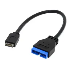 USB 3,1 Передняя панель заголовок к USB 3,0 20Pin заголовок удлинитель для материнской платы ASUS 20 см