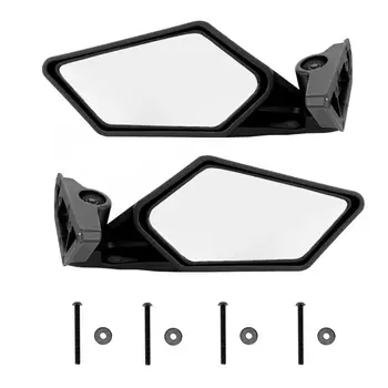 

Side Mirrors Accessories UTV Modified Shock Proof Rearview Mirror Adjustable Side Mirrors for Can-Am Maverick X3 17-18