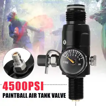 

5/8''-18UNF Thread Paintball Snorkels Valve Regulator 4500psi HPA Air Tank Output 1800psi
