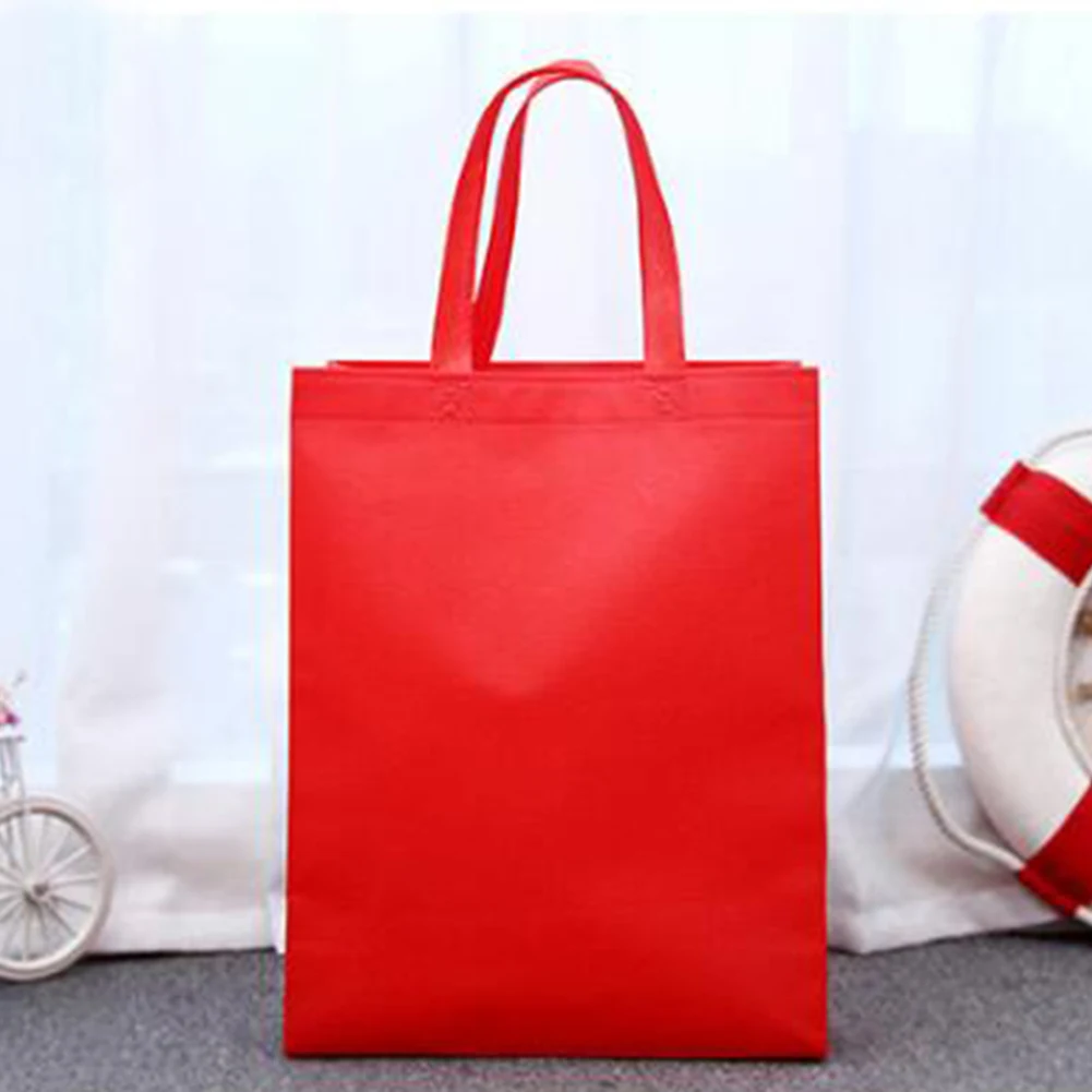 Portable Reusable Non-Woven Shopping Bags Large Capacity Foldable Tote Grocery Bags Eco Friendly Bags Convenient Storage Handbag Portable Reusable Non-Woven Shopping Bags Large Capacity Foldable Tote Grocery Bags Eco Friendly Bags Convenient Storage Handbag