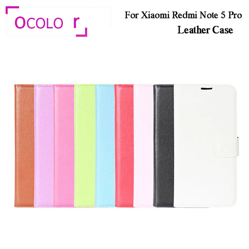 Ocolor для Xiaomi Redmi Note 5 Pro Filp UP Бизнес Кожаный чехол Чехол Держатель кредитных карт
