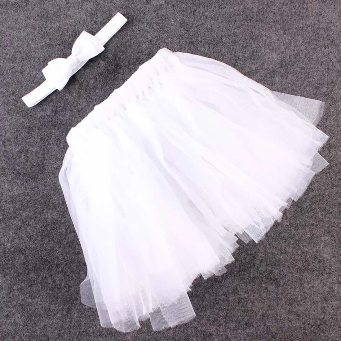 1 pc Baby Mädchen Rock Prinzessin Blase Shorts Rock Mit Stirnband Neugeborenen Foto Schießen Fotografie Prop