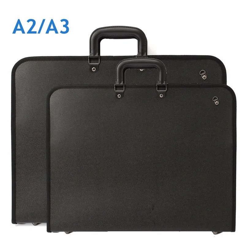 

1pcs A2 A3 Vinyl Artist Portfolio Drawing Painting Storage File Folder Plastic Document Carry Case for Art Set Sketch Supplies