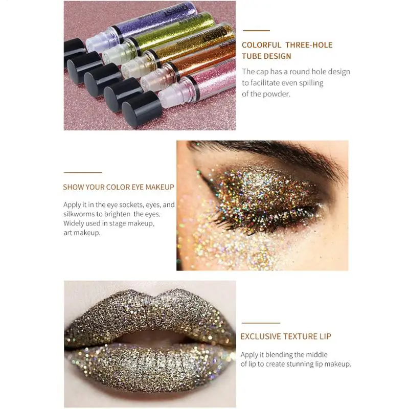 Monochrome Glitter Eye Shadow Powder Glitter Sequin Shiny Pearl Eye Makeup Cosmetics Waterproof Sweatproof Beauty Products Monochrome Glitter Eye Shadow Powder Glitter Sequin Shiny Pearl Eye Makeup Cosmetics Waterproof Sweatproof Beauty Products