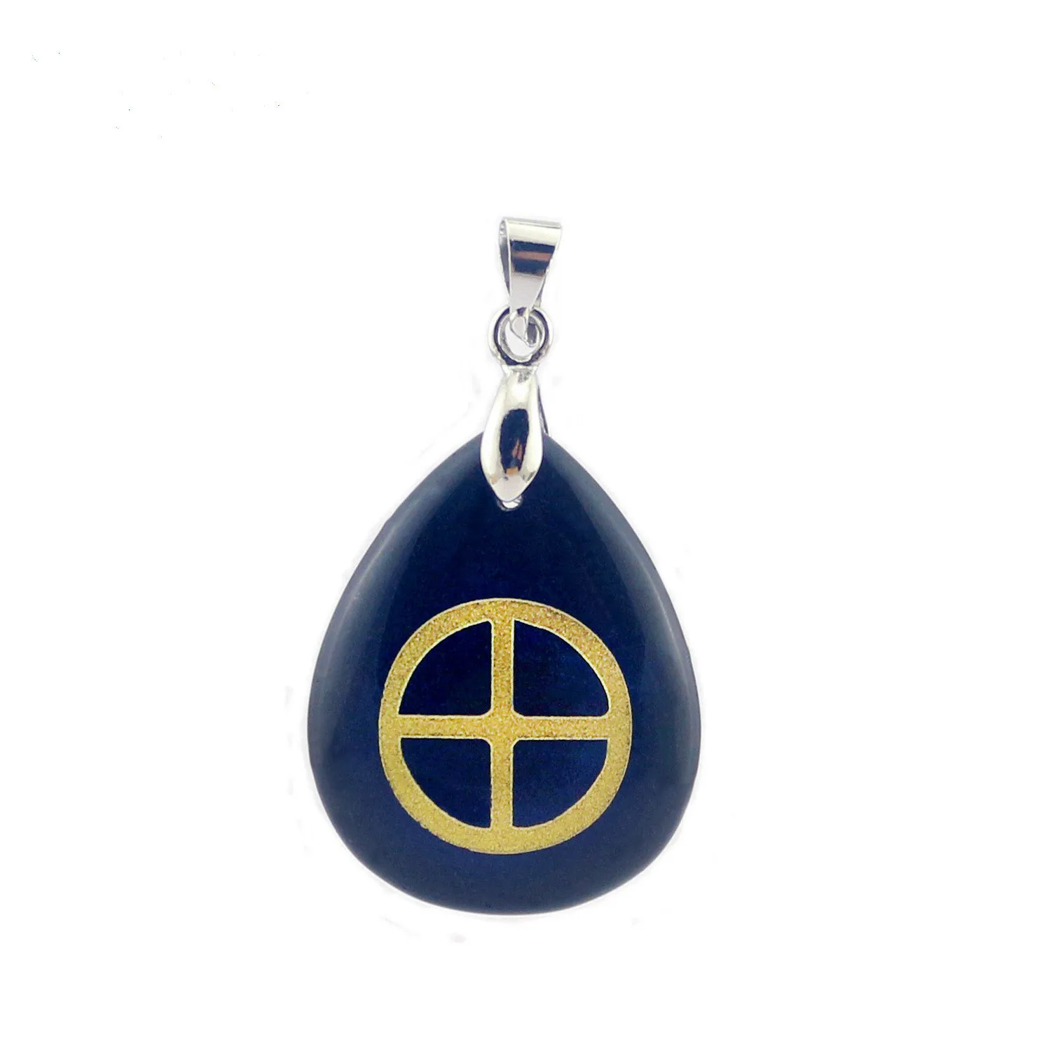 

Sun Pendant Water Droplets Paganism New Paganism Gnosisism Gnosticism Cross Natural Jewelry Sign Necklace For Women Man