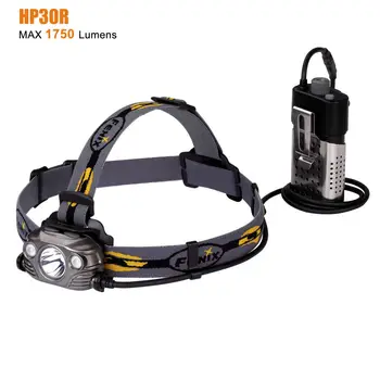 

Fenix HP30R Cree LEDs Max 1000 Lumens Spotlight and Floodlight Headlamp with 2600mAh Batteries
