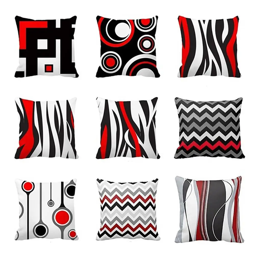 

Creative Geometric Pattern Pillow Case Decorative Cushion Cover for Sofa Couch Pillow Covers