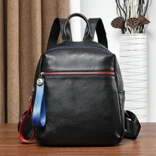 New Arrival Women Backpack 100% Genuine Leather Ladies Travel Bags Preppy Style Schoolbags For Girls Knapsack Holiday new arrival women backpack 100% genuine leather ladies travel shoulder bags preppy style schoolbags for girls knapsack holiday