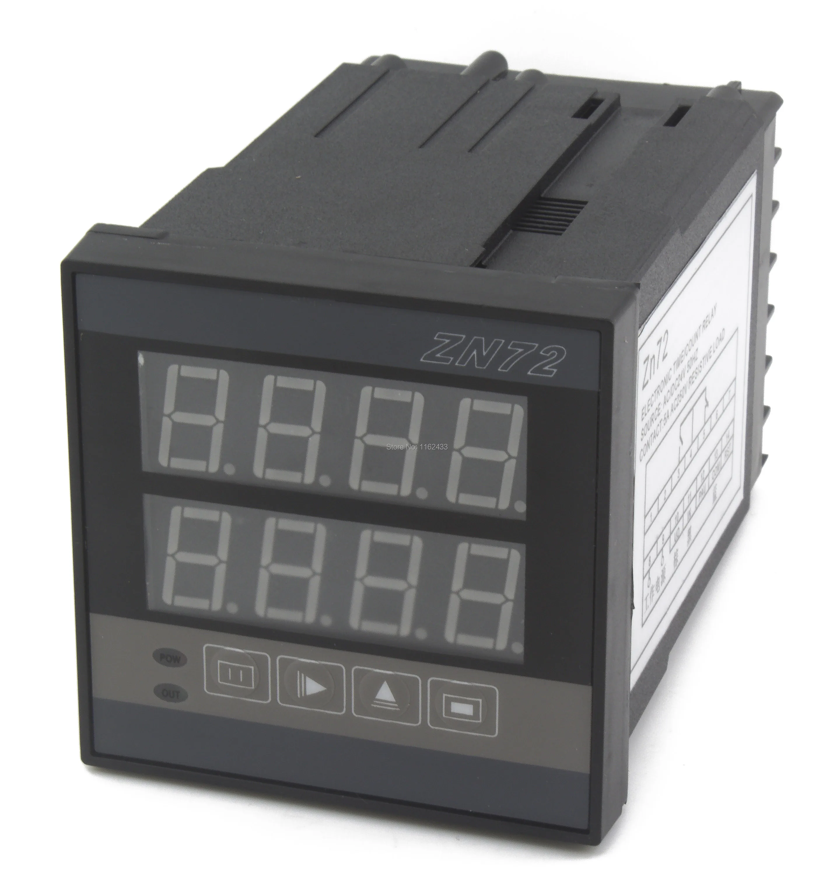 

ZN72 series digital time relay counter AC 220V AC/DC 24V 12V DC 5V counting relay