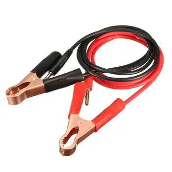 

2Pcs 100CM 15A Alligator Clips Clamp Banana Plug Connectors to 80mm Car Battery Clip Test Clamp Power Battery Jump Start Cable