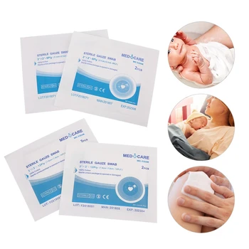 

Cotton first aid waterproof wound dressing sterile medical gauze pad medical gauze pad wound care supplies