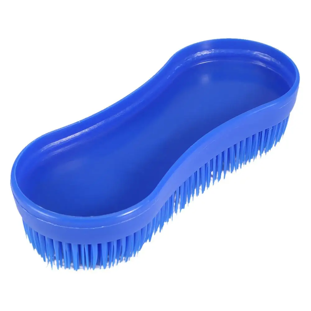 Professional Horse Cleaning Grooming Silicone Brush Equestrian Massage