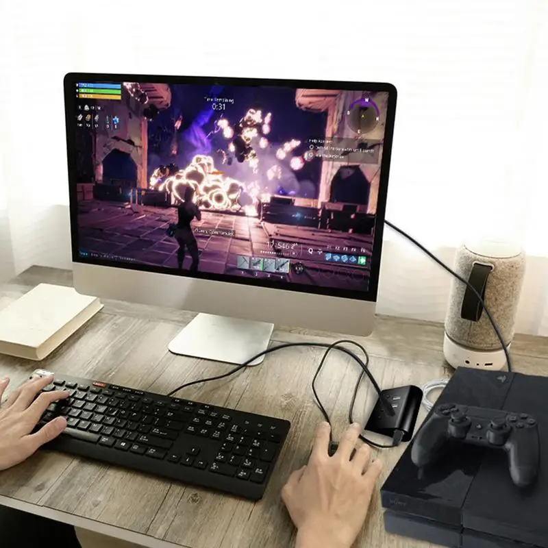how to use a headset on ps4 with keyboard and mouse