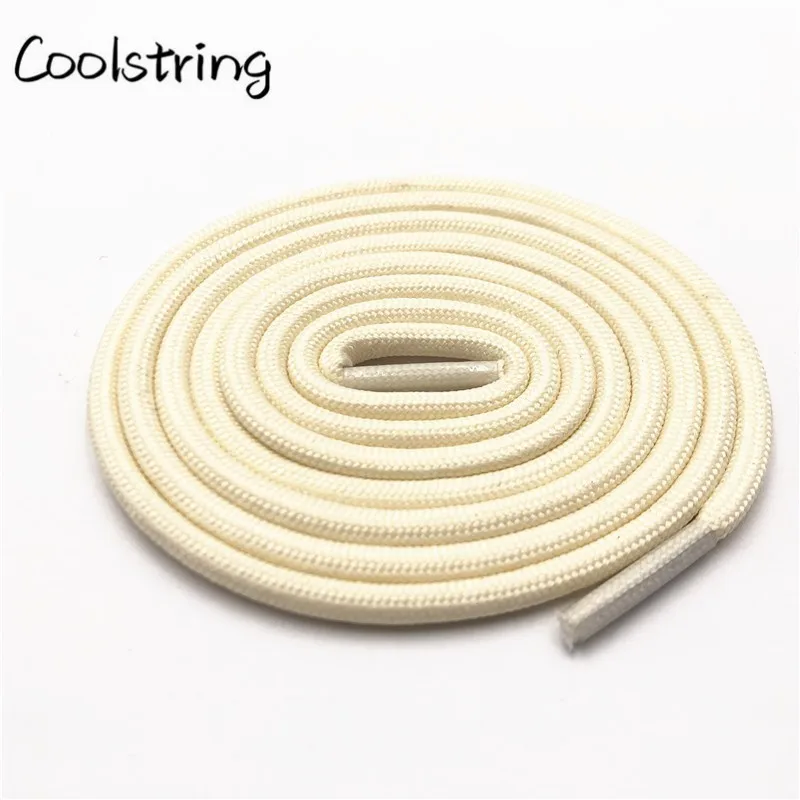 Coolstring 5mm Round Polyester Customized Shoelaces Green Navy Fashion Shoe Laces Extra Long Unisex Women Men Sneaker Shoestring