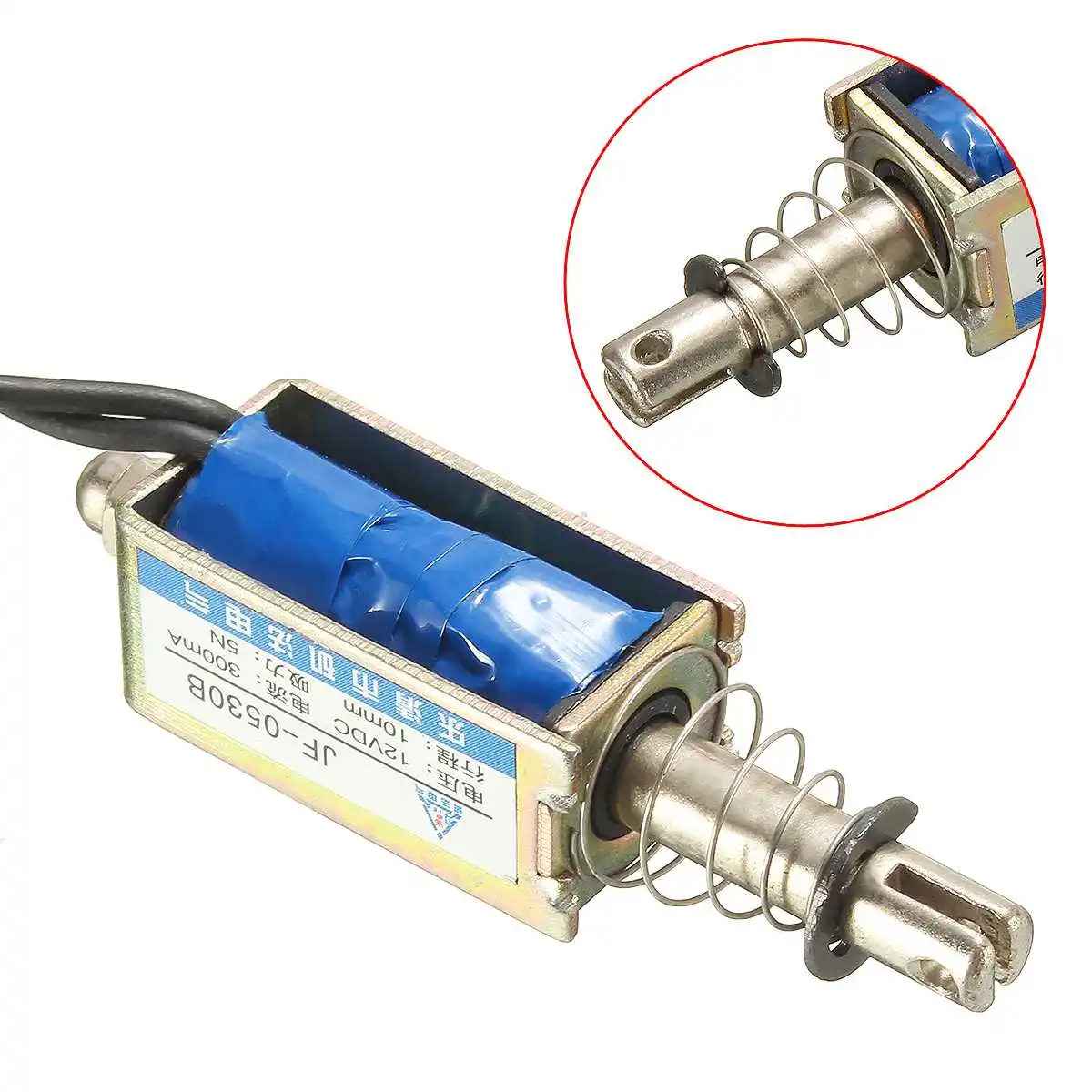

300 mA DC 12V 5N/10mm Push Pull Open Frame Mini Valve Solenoid Actuator Electromagnet Pull Push Tools
