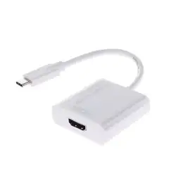 ALLOYSEED USB 3,1 Тип USB-C Mini DisplayPort DP к HDMI мужчин и женщин кабель конвертер адаптер для Apple Mac MacBook 4 K HDTV