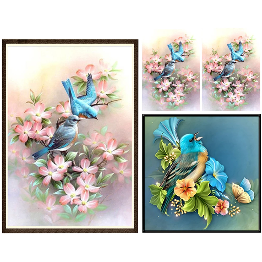 

2 Styles DIY 5D Diamond Painting Full Rhinestones Embroidery Drawings Picture for House 2019 New Arrivals