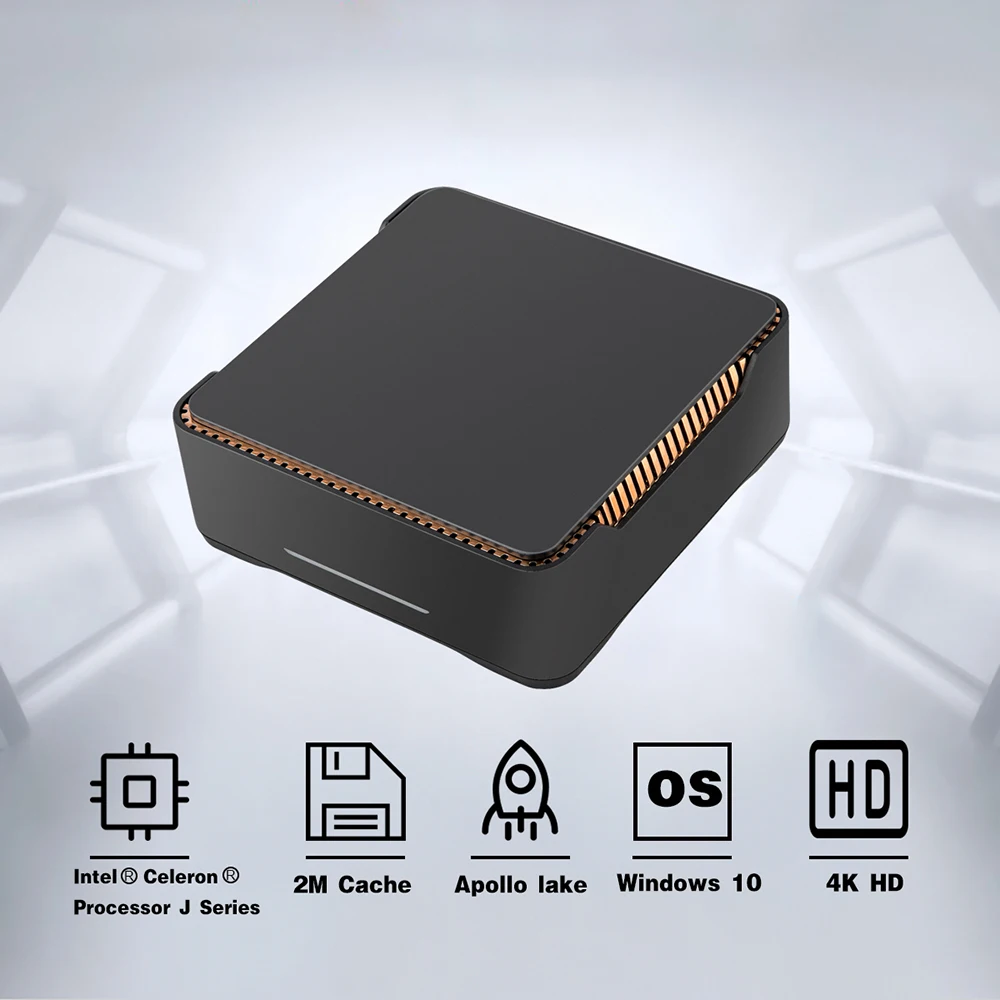 

AK3V TV Box Intel HD Graphics 500 4GB RAM + 32GB ROM Expandable 256GB SSD Intel Core Apollo J3455 2.4G 5.8G WiFi 1000Mbps BT4.1