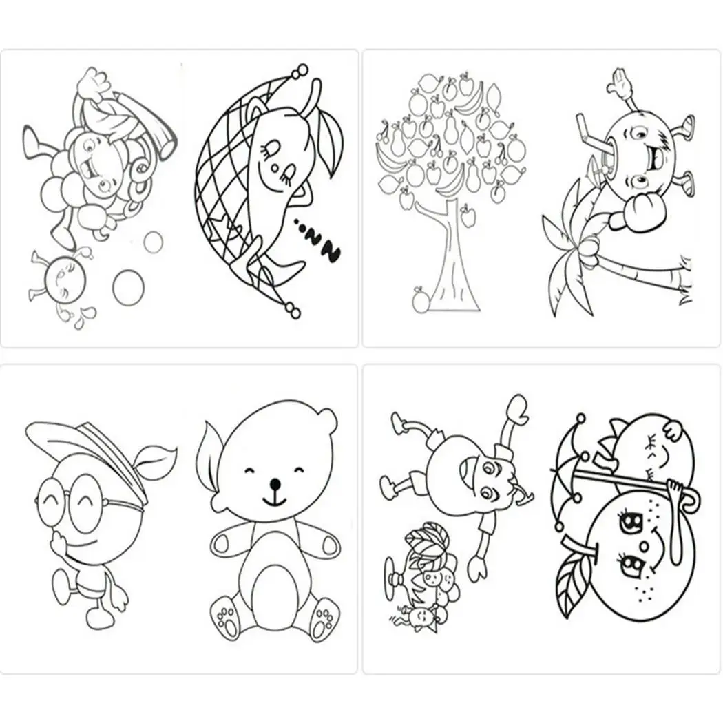 Красочные Fingerpaint комплект малыш Finger краски ing Craft Набор для рисования развивающие
