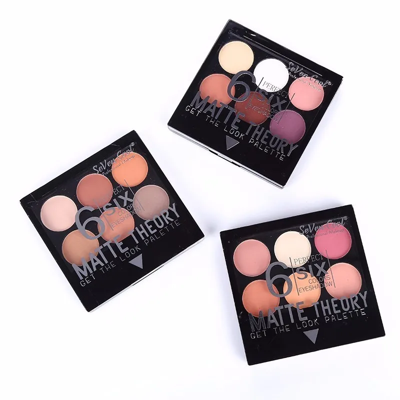 

Blueness 1pcs 6 Colors Makeup Eye Shadow 3 Designs Multi Function Matte Eyeshadow Metallic Cosmetic All Kinds Skin
