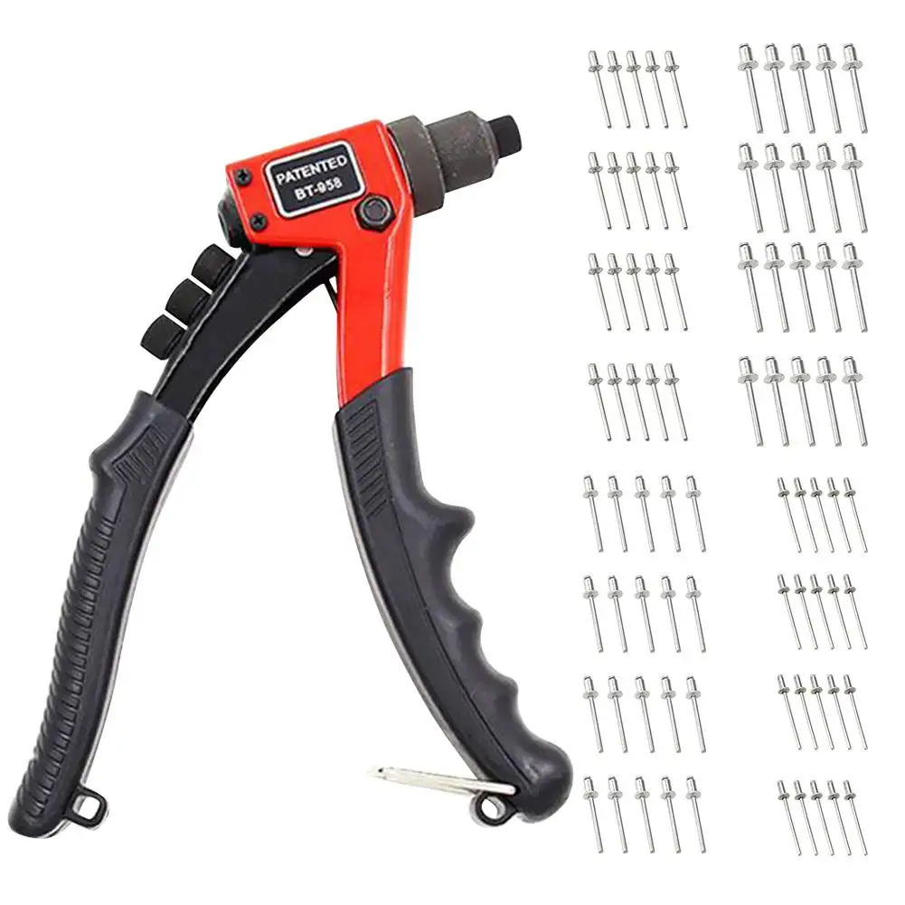 

Heavy Duty Professionally Designed Blind Rivet Tool Manual Nailer 8 Inch Core Hitter Single Riveting Machine