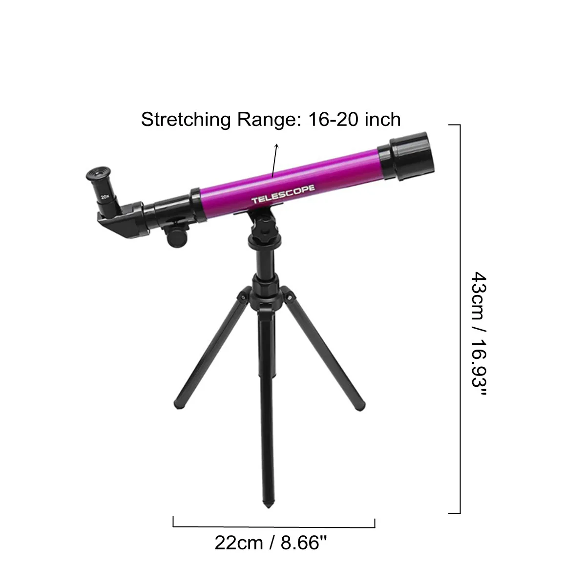 في الهواء الطلق أحادي تلسكوب فلكي مع حامل ثلاثي متنقل الفضاء الإكتشاف نطاق 20-60XEyepiece تلسكوب الاطفال لعبة تعليمية في الهواء الطلق أحادي تلسكوب فلكي مع حامل ثلاثي متنقل الفضاء الإكتشاف نطاق 20-60XEyepiece تلسكوب الاطفال لعبة تعليمية