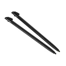 2 X Black Plastic Touch Screen Stylus Pen for Nin tendo 3DS N 3DS XL LL New Nintendo DS Lite Handheld Video Game System