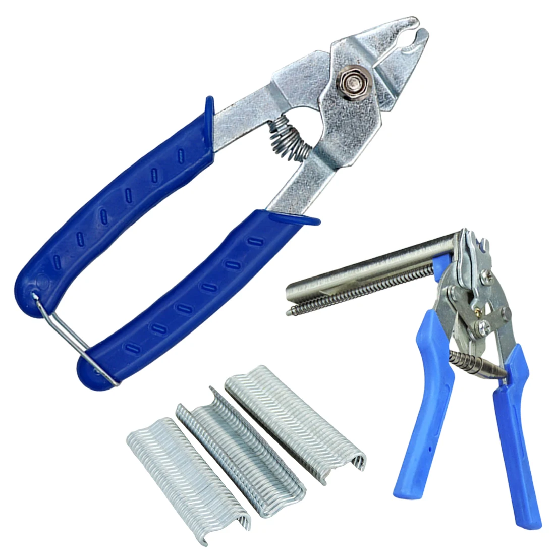 Hand Tools Hog Ring Plier Tool 600pcs M Clips Chicken Mesh Cage Wire Fencing Crimping Solder Joint Welding Repair Tool