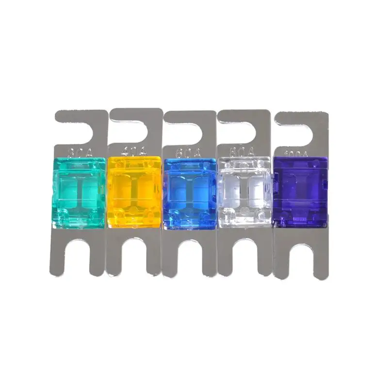 

5Pcs Mini Fuses 30A 40A 60A 80A 100A Car Audio Power Wire Boat Auto Electronics Fuse