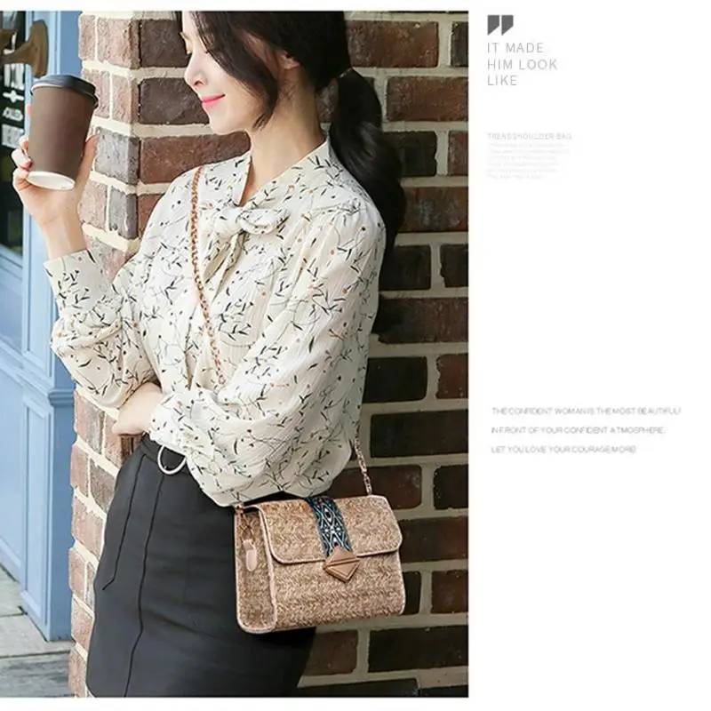 

Summer Women Straw Shoulder Bags Boho Embroidery Ethnic Style Messenger Bag