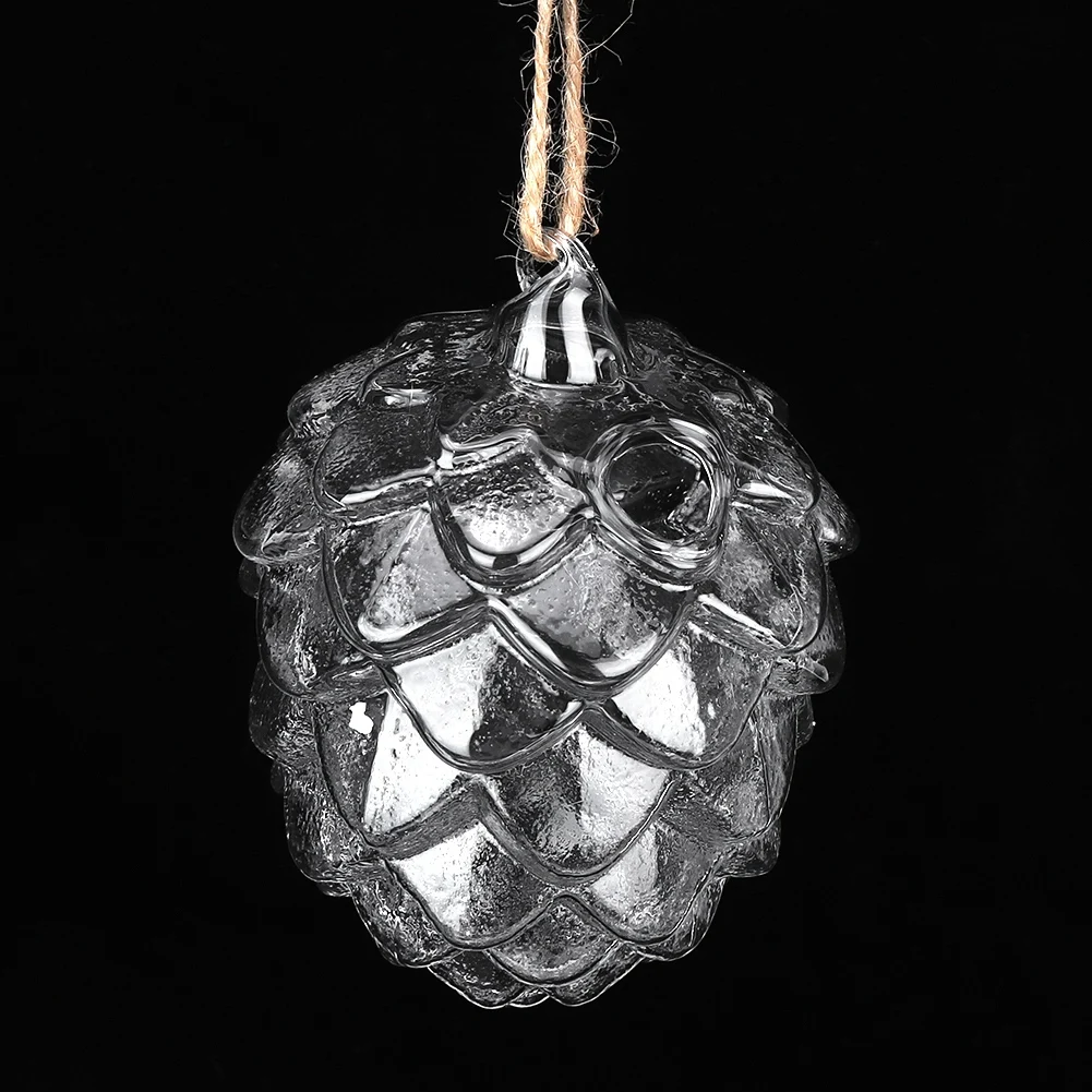 

Clear Glass Hanging Flowerpot Flowers Planter Vase Home Office Decor