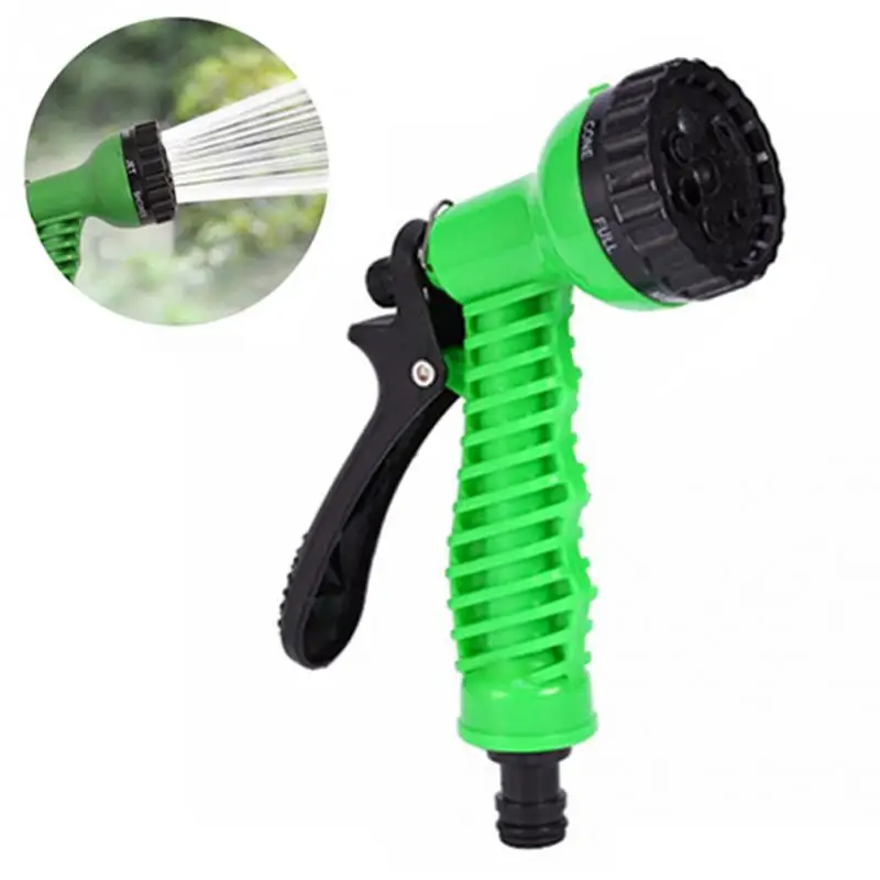 Garden Water Gun Portable Adjustable Garden Hose High Pressure Gun