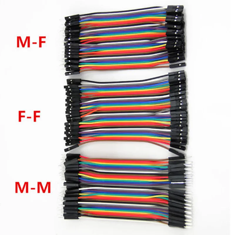 

120 PCS Dupont wire 11cm Cables Line Jumper 1p-1p pin Connector Female to Female