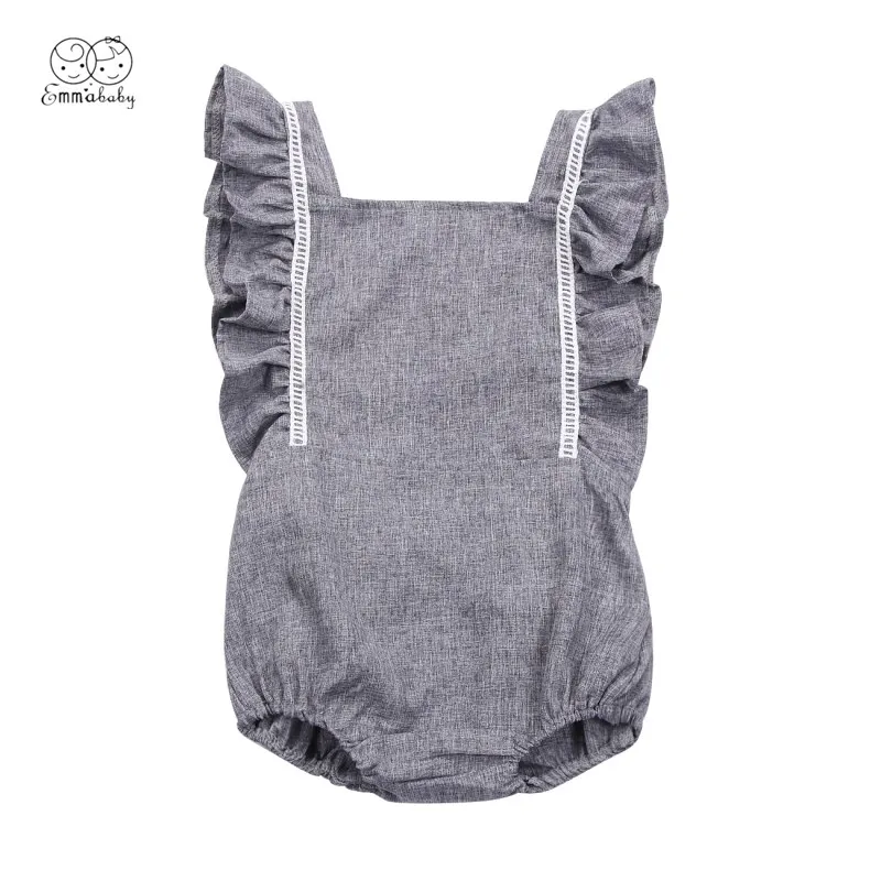Одежда для новорожденных emmaaby Кружевное боди с открытой спинкой 2019| |