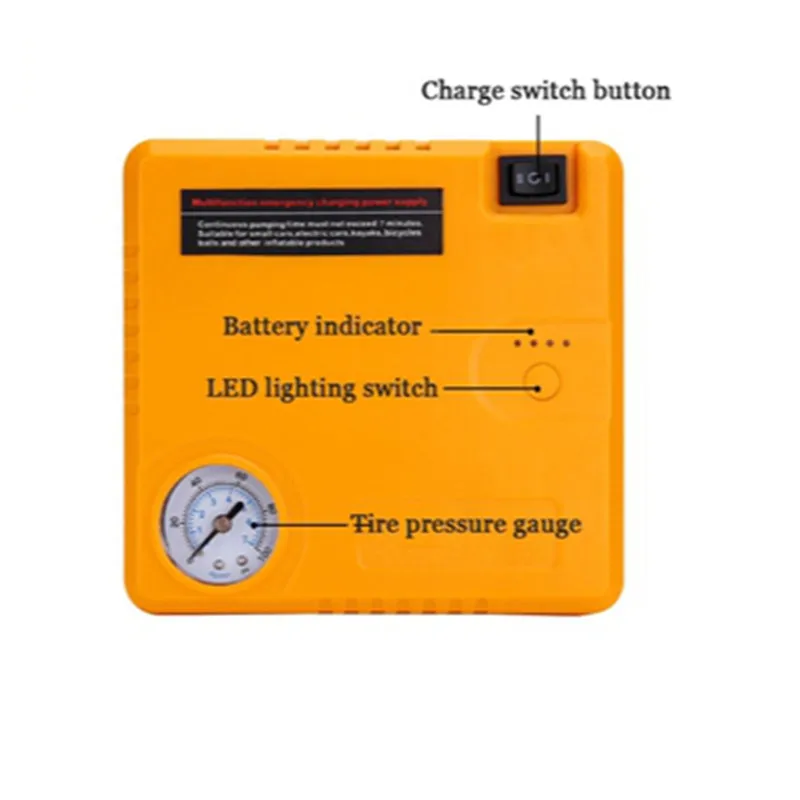 Портативный автомобильный стартер Power Bank 12V Booster 600A пиковое автомобильное