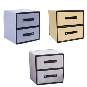 

Drawer Type Washable Foldable Storage Box For Ties Socks Shorts Bra Underwear Divider Drawer Lidded Closet Organizer Storage Box