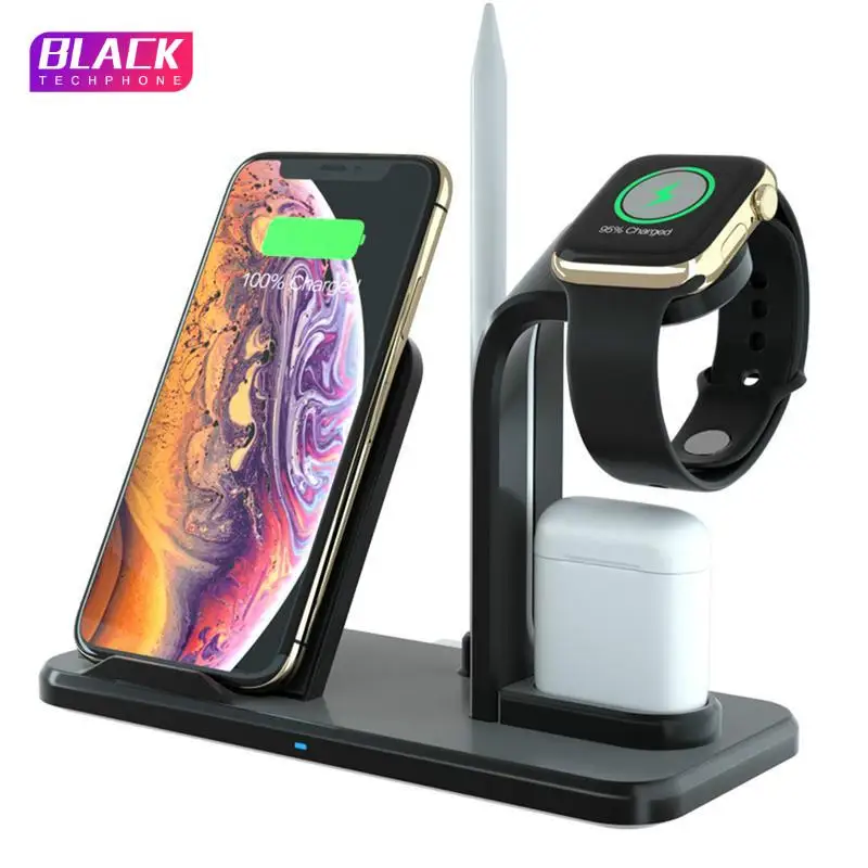N35 для IWatch 4/2/1 Подставка зарядки Qi быстрая зарядная станция зарядное устройство