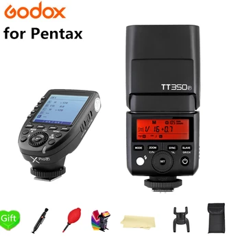 

GODOX TT350P Mini Camera Flash TTL HSS 2.4GHz Wireless + XPro-P Trigger for Pentax 645Z K-3II K-1 KP K-50 K-S2 K70 Camera