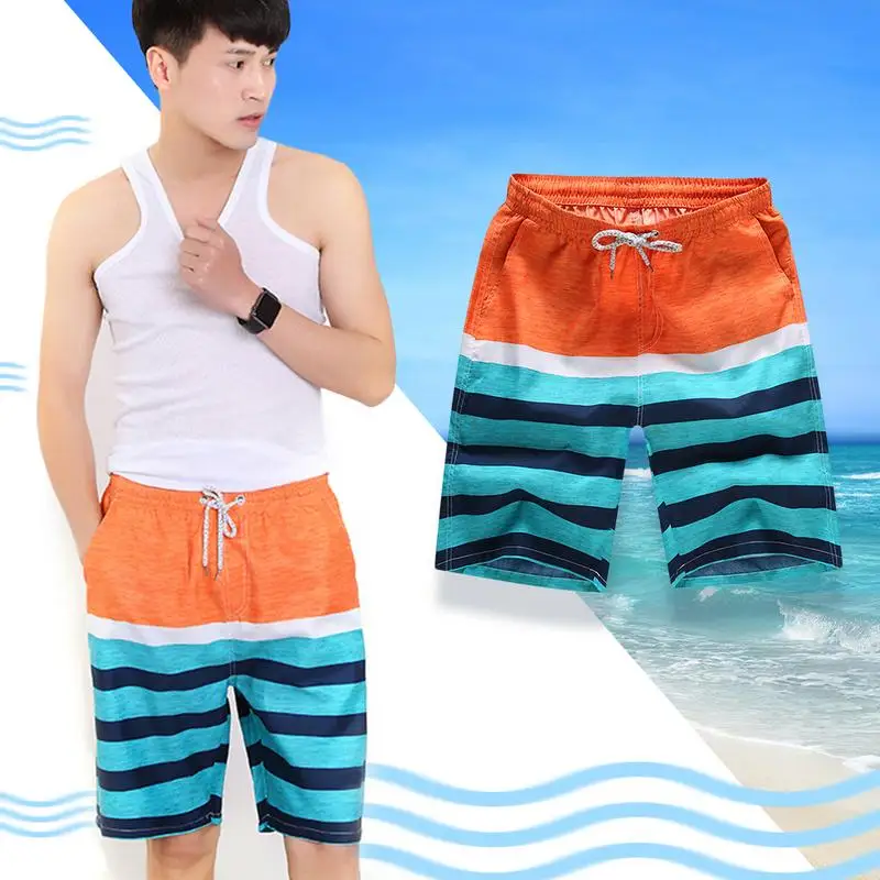 الرجال بناطيل الشواطئ عارضة فضفاض الأزهار السراويل التجفيف السريع تصفح بناطيل الشواطئ 4XL ملابس الرجال جذوع التمويه