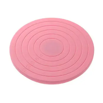 

14cm Plastic Rotating Cake Decor Base Sugar Turntable Anti-Skid Platform