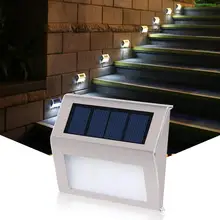 Светодиодный настенный светильник на солнечной батарее с датчиком ночного видения, садовый светильник