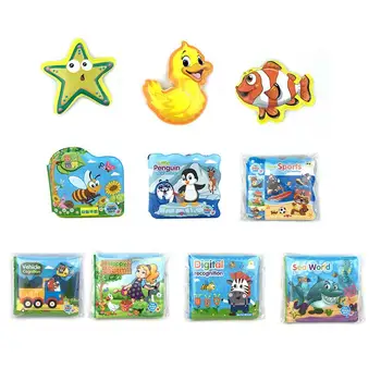 

Baby Cloth Book Tear-resistant Built-in BB Tarpaulin Toy Bathing Washable Educational Toy
