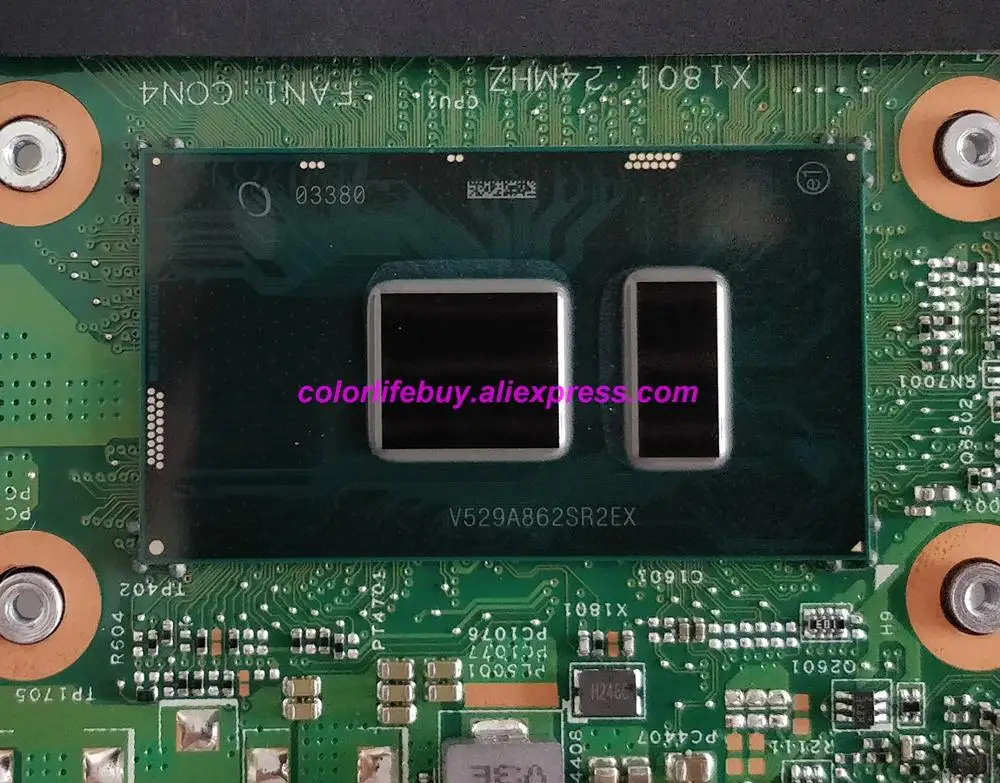  Genuine C1HX7 0C1HX7 CN-0C1HX7 w Pen 4405 CPU Laptop Motherboard Mainboard for Dell Inspiron 13 536