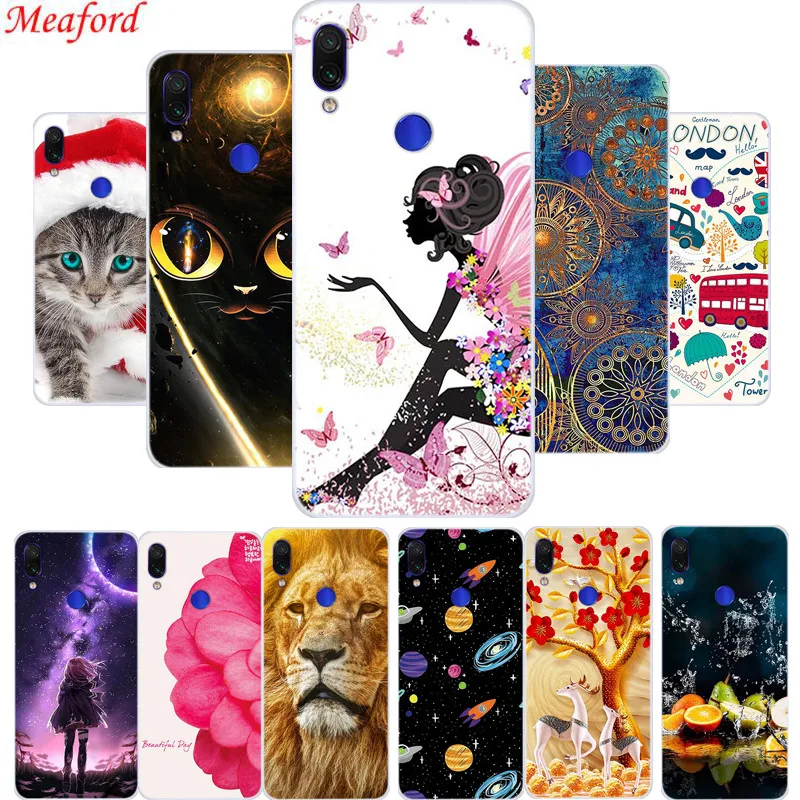 

6.3'' Para For Xiaomi Redmi Note 7 Case Silicone Soft TPU Phone Case For Xiaomi Redmi Note 7 Pro Case Cover Redmi Note7 Coque