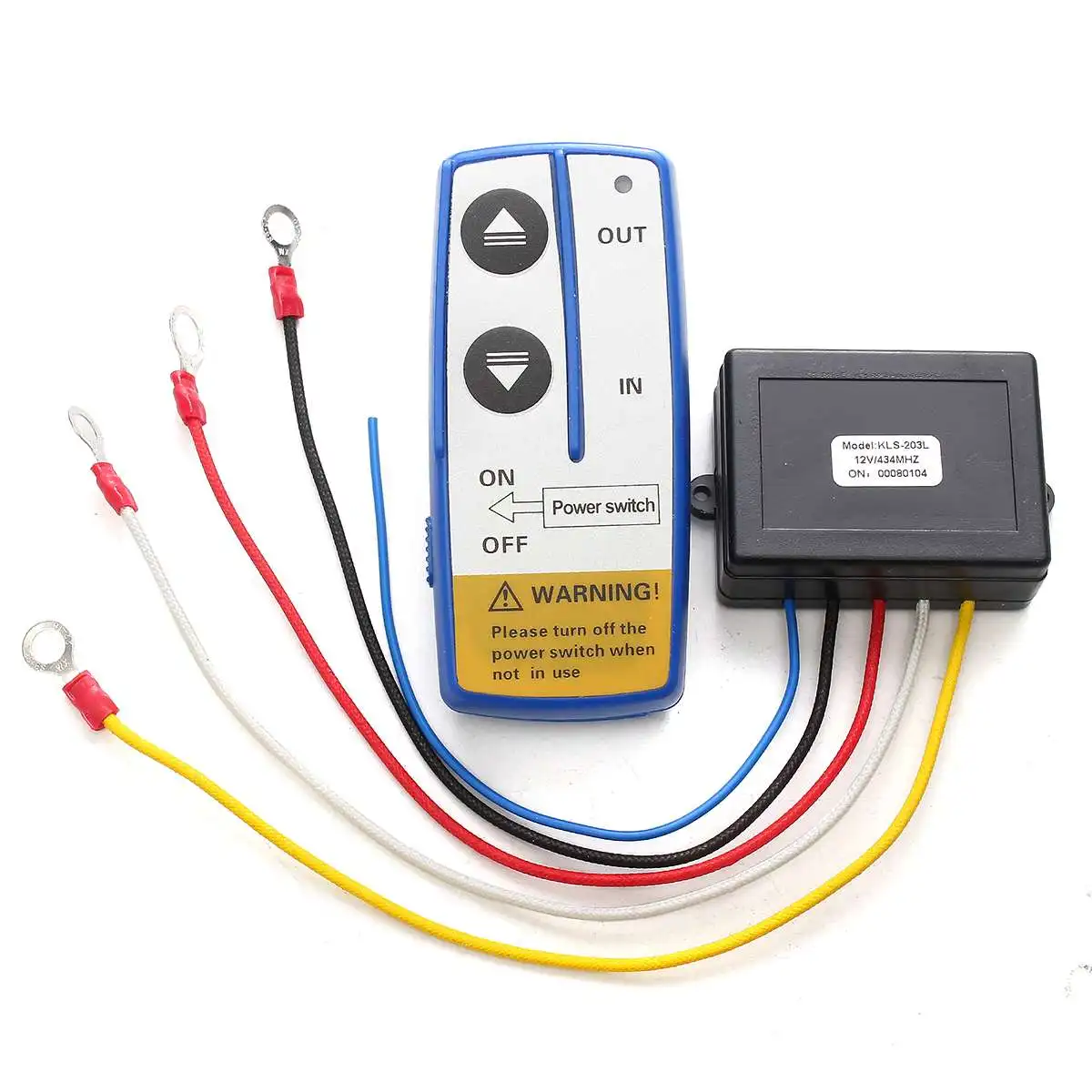 12V 50ft Auto Wireless Remote Control Receiver Kit with Battery Smart