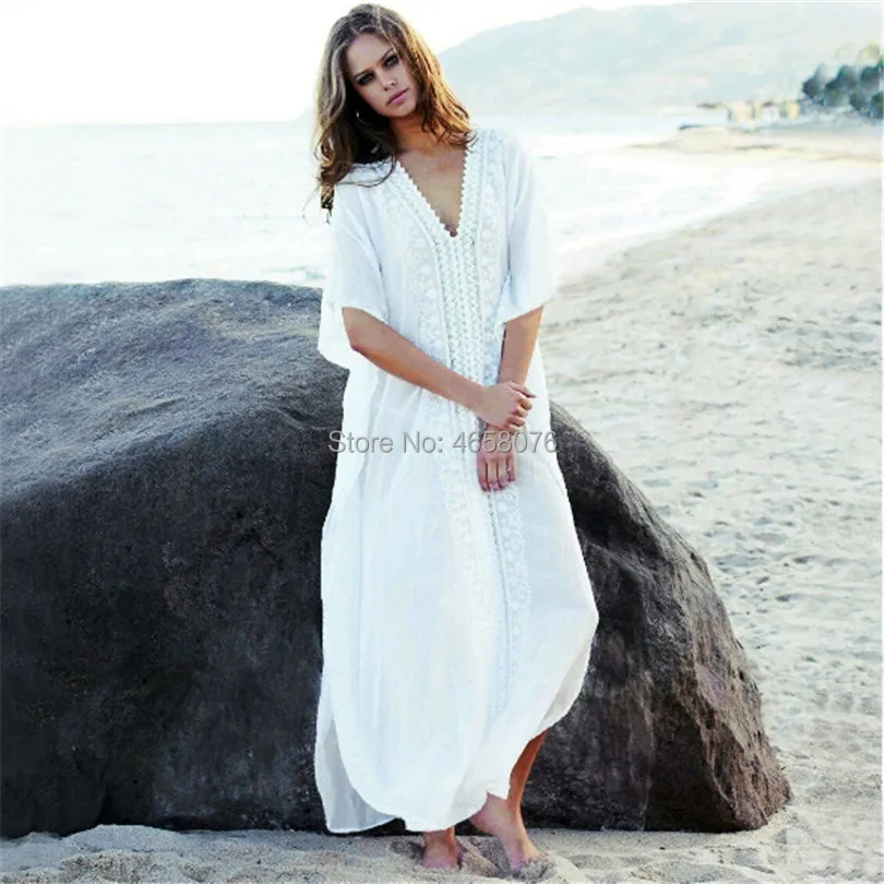 

Cotton Beach Cover up Kaftans Sarong Bathing Suit Cover ups Beach Pareos Swimsuit Cover up Womens Swim Wear Beach Tunic
